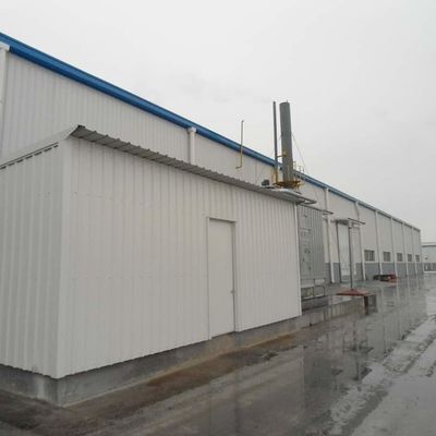 塗装された鉄筋倉庫 プリファブ鉄筋倉庫ビル CE証明書