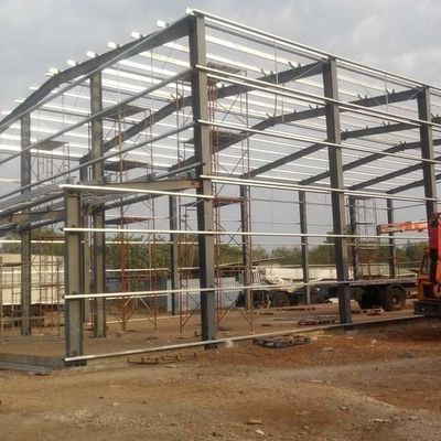 製鋼構造物 倉庫 Q345 鋼製倉庫建物
