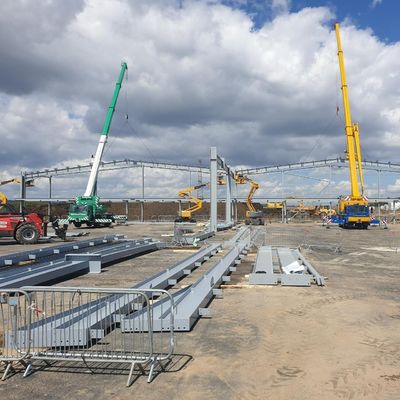 製鋼構造物 倉庫 Q345 鋼製倉庫建物