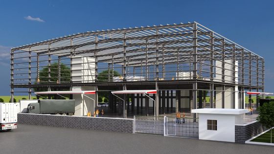 モジュラー構造鋼のハンガー 高密度OEM鋼構造の建設
