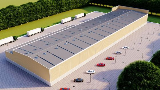 モジュラー構造鋼のハンガー 高密度OEM鋼構造の建設