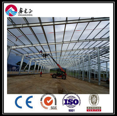 Q345B 製鋼倉庫 窓の表面付きの鋼筋構造工房