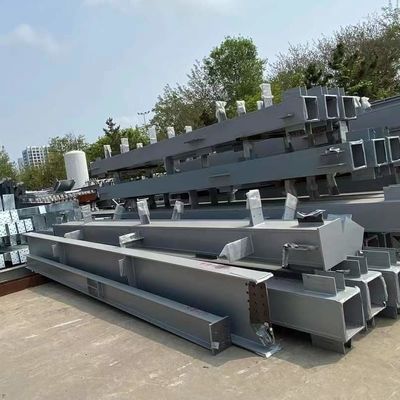 鉄鋼倉庫工房の建設のための,パニートまたはガルバナンスされた鋼筋柱と鋼筋梁
