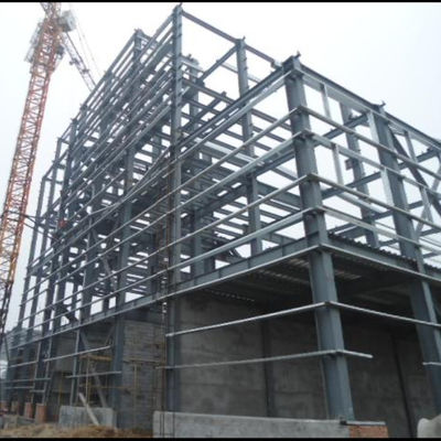 H型鋼フレームとサンドイッチパネル屋根付きのカスタムスチール構造ワークショップ