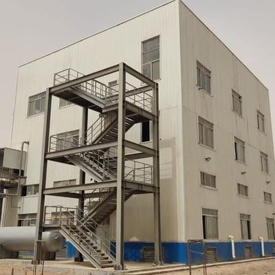 PVDF / PVCで覆われた帆仕上げのエコフレンドリー・スティール・ワークショップ