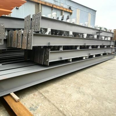 鉄鋼倉庫工房の建設のための,パニートまたはガルバナンスされた鋼筋柱と鋼筋梁