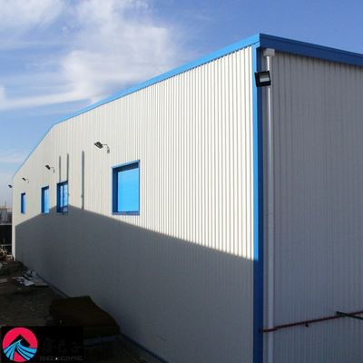 大規模な建築ワークショップのための電化金属鉄鋼でカスタマイズ可能なプリファブリック鋼筋構造倉庫