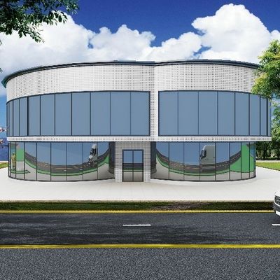 OEM 鉄鋼構造 展示ホール リサイクル可能な鉄鋼倉庫