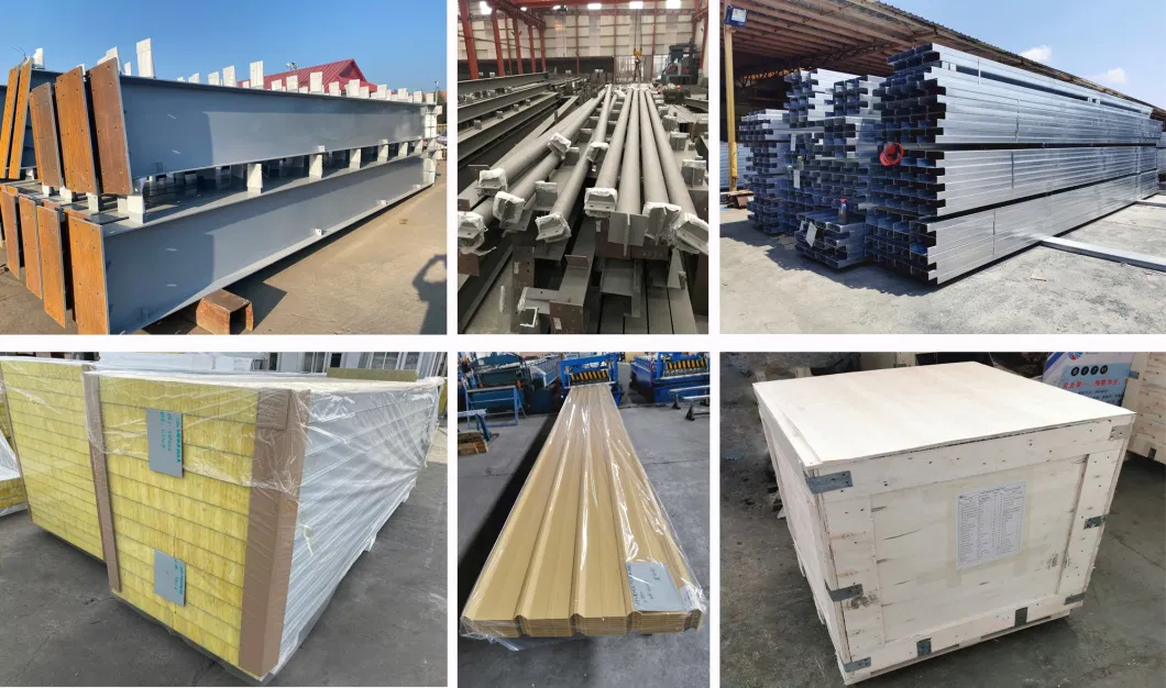 High Standard Steel Structure Building Metal Frame Construction